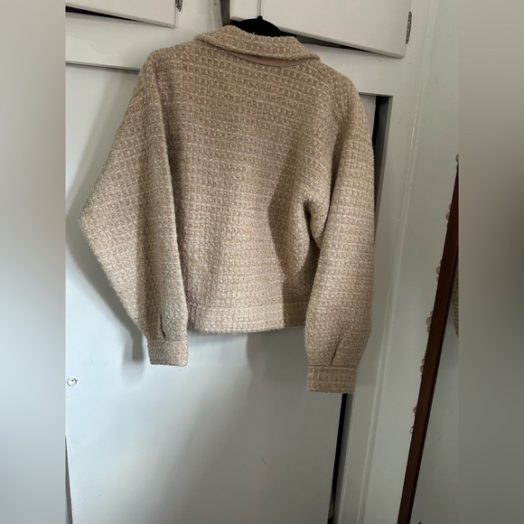 Sandro metalic thread trucker jacket tweed cardicoat - Picture 10 of 15